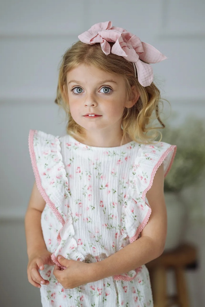 Dětská čelenka do vlasů Jamiks MILOA MILOA.org.Opas.JLI057.G růžová