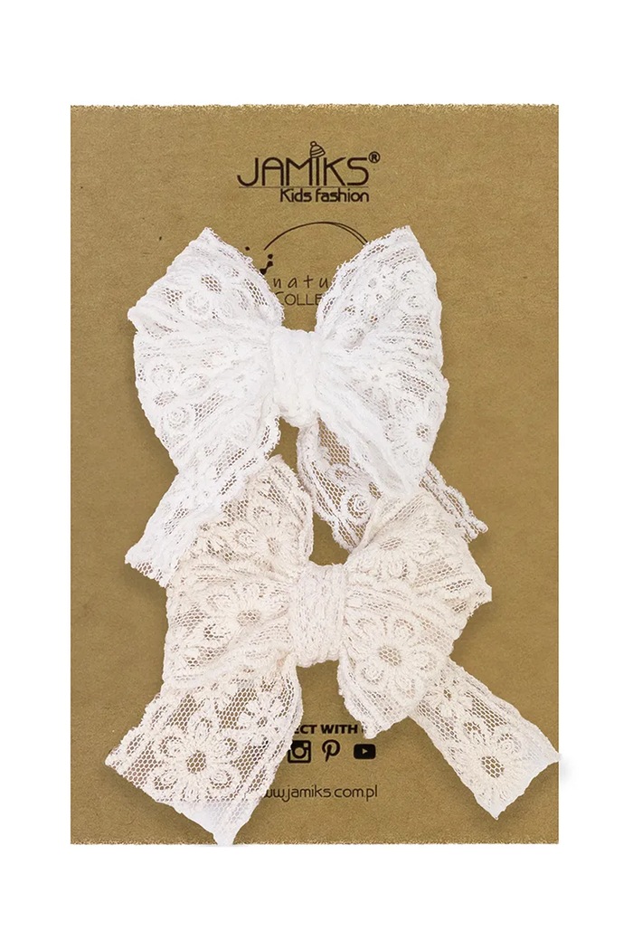 Παιδικό κλιπ μαλλιών Jamiks ODA 2-pack μπεζ ODA.Spinka.do.w.JLI00.G