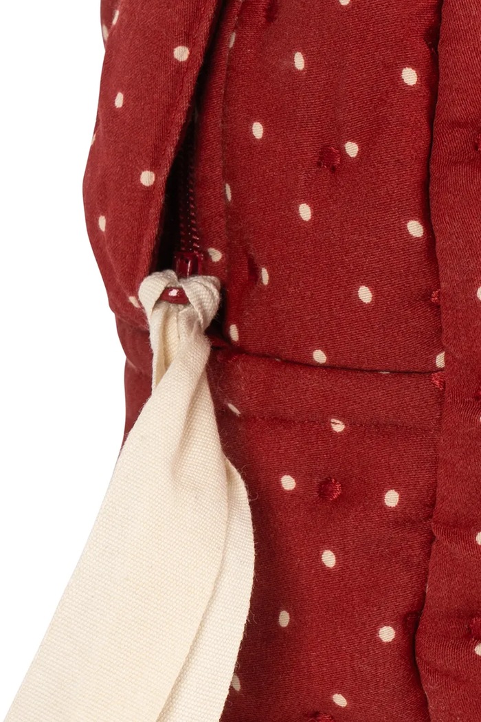 Konges Sløjd taška na kočárek pro panenky dětská bavlněná DOLL BAG červená KS105329.PPY2