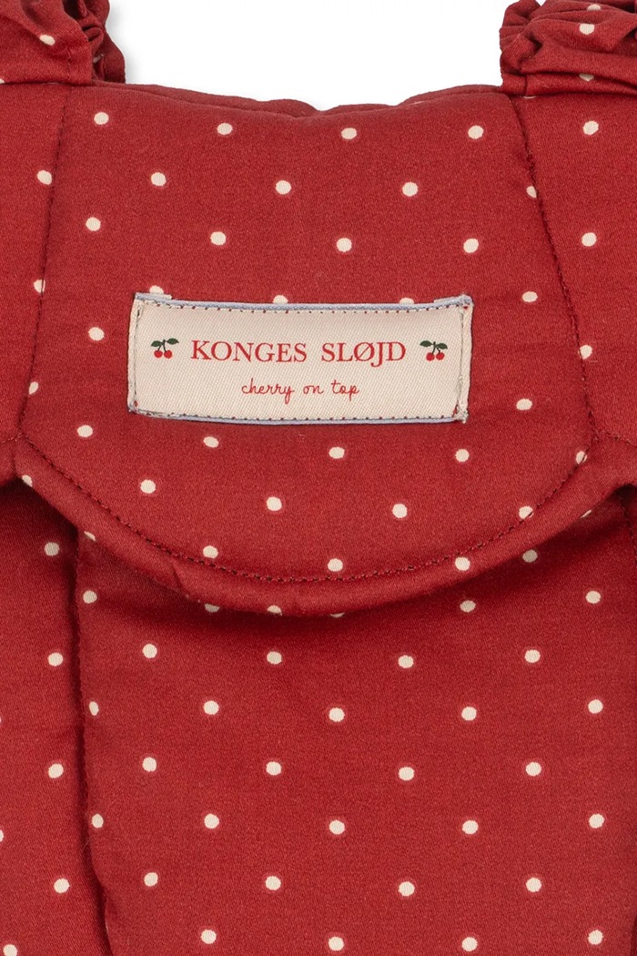 Dievča Konges Sløjd bavlnený detský nosič pre bábiky KS105332.PPY2 červená
