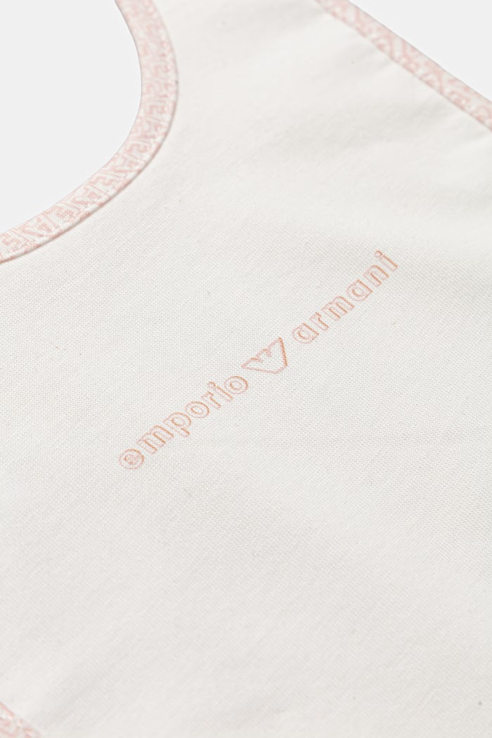 Бебешки лигавник с две лица Emporio Armani (2 броя) розов EY000007.AF22049