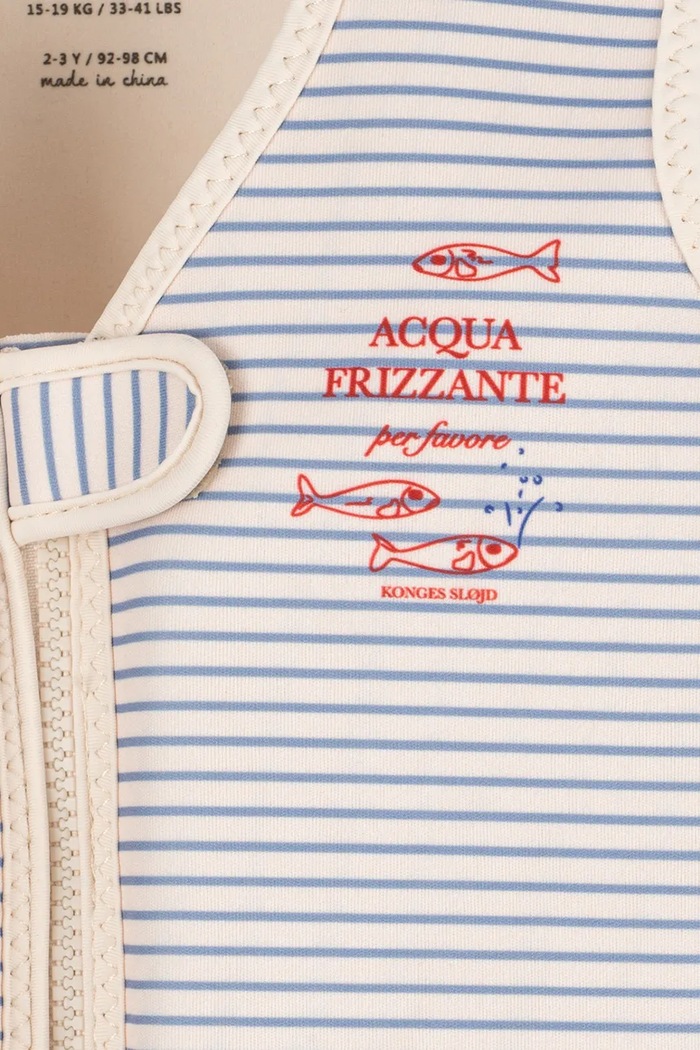 Konges Sløjd vestă de înot pentru copii ELLIS SWIM VEST KS104783.PPY2 albastru