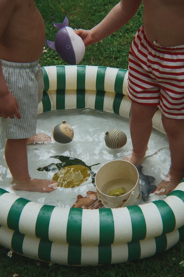 Băieți Konges Sløjd piscină pentru copii BASIC 2 RING POOL SMALL KS104670.PPY2 verde