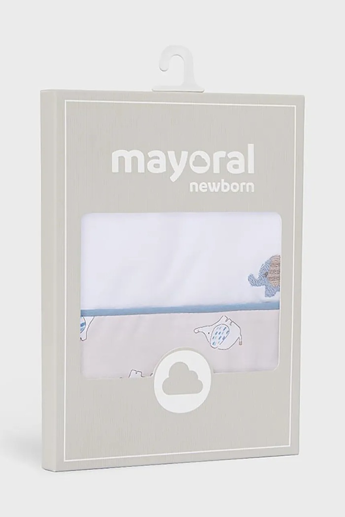 Αγορίστικα Βρεφική σαλιάρα Mayoral Newborn 2-pack 9074.1B.Newborn.PPY2 μπεζ