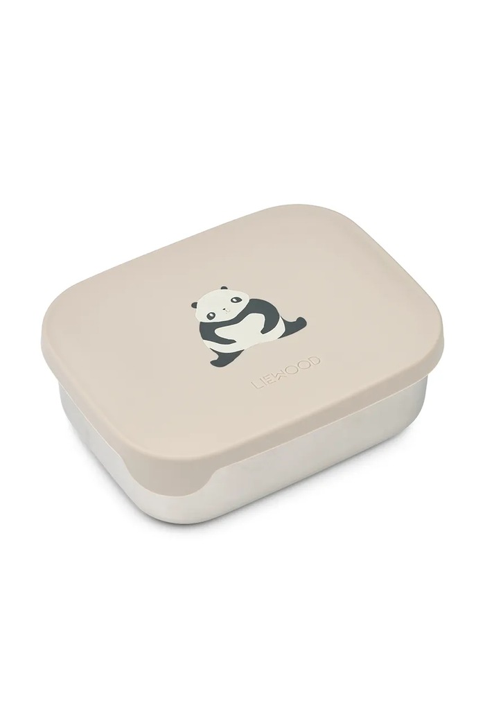 Detský obedár Liewood Arthur Printed Lunchbox LW14982.PPY2 béžová SS26