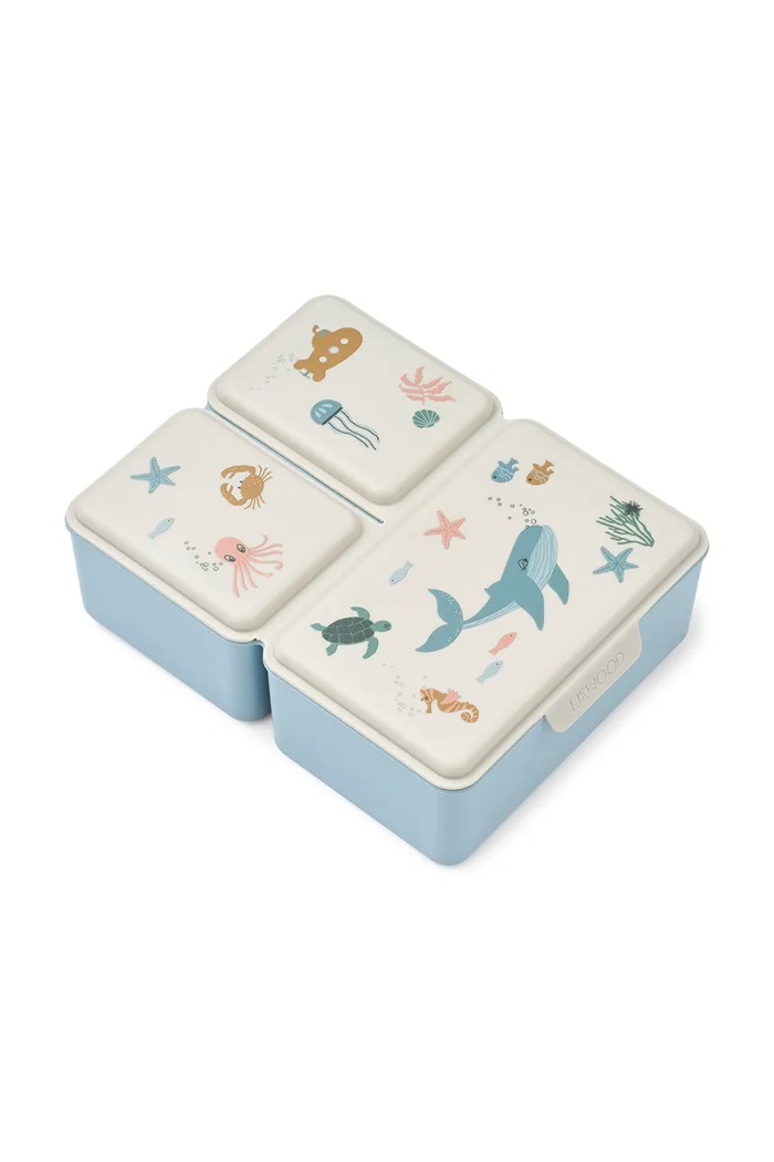 Detský obedár Liewood Driss Lunchbox modrá LW19266.PPY2