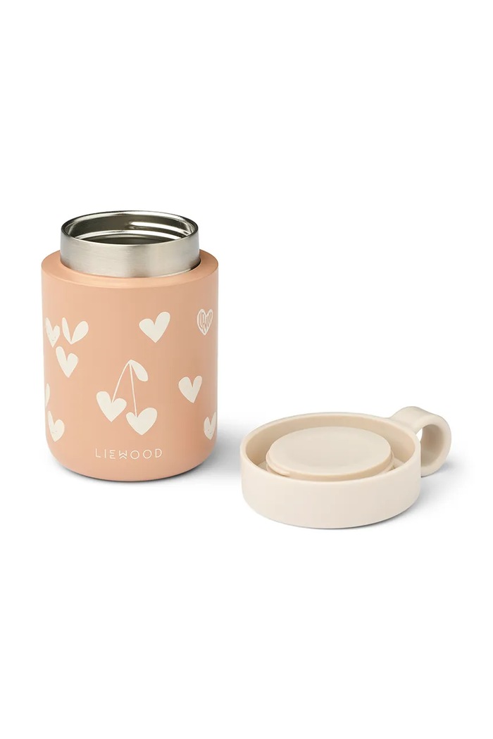 Liewood pojemnik termiczny na jedzenie dla dzieci Kiani Printed Food Jar LW19960.PPY2 pomarańczowy SS26