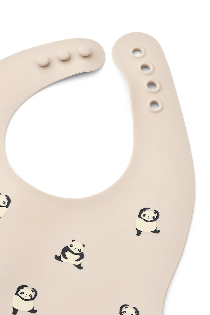 Chlapec Liewood podbradník Ember Printed Bib 2-pack LW20119.PPY2 béžová