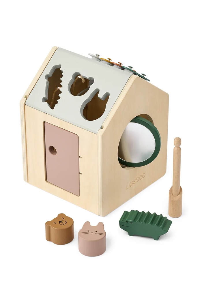 Liewood jucărie din lemn pentru copii Lucas Activity Cube LW20544.PPY2 multicolor SS26
