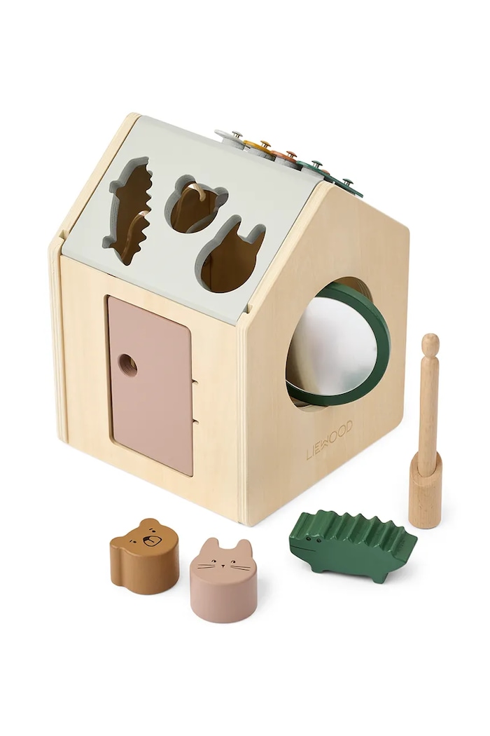 Liewood jucărie din lemn pentru copii Lucas Activity Cube LW20544.PPY2 multicolor SS26