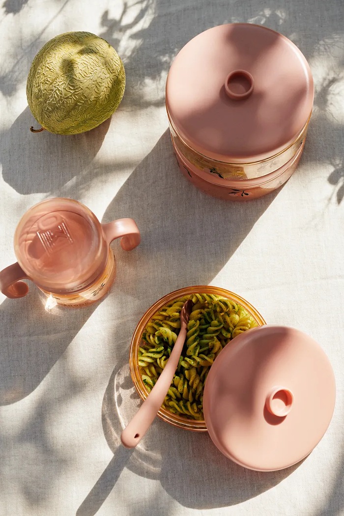 Sada detského riadu Liewood Beatrix Tableware Set LW20553.PPY2 oranžová SS26