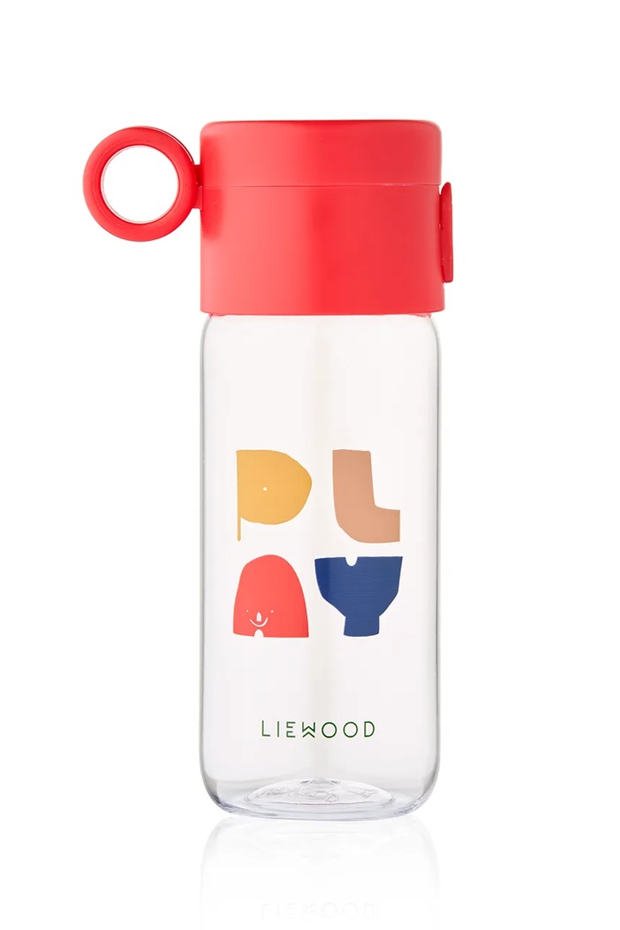 Liewood Butelka na wodę dziecięca Clemence Tritan Bottle 350 ml beżowy LW20622.PPY2