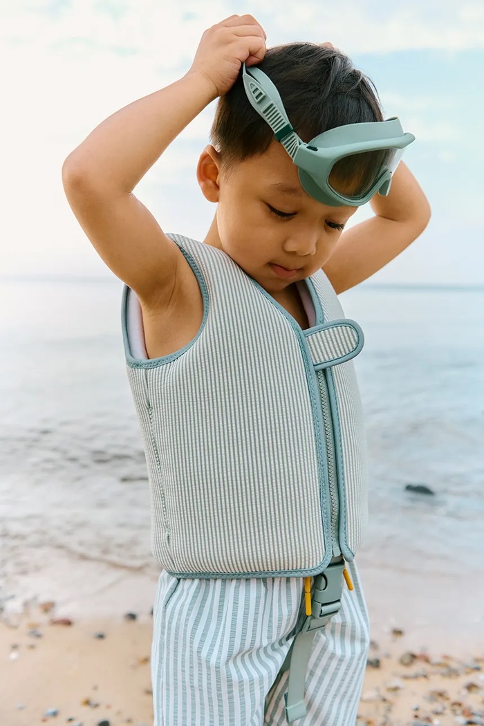 Liewood kamizelka do pływania Dove Seersucker Swim Vest LW20739.PPY2
