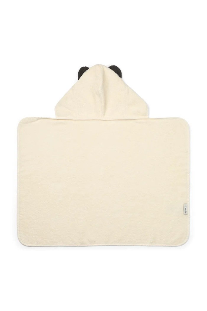 Liewood ręcznik bawełniany dziecięcy Vilas Panda Baby Hooded Towel LW20747.PPY2 beżowy SS26