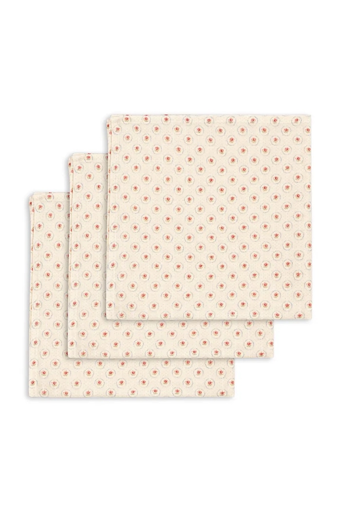 Παιδική βαμβακερή πάνα Konges Sløjd MUSLIN CLOTH GOTS 3-pack 3-pack μπεζ KS104610.PPY2