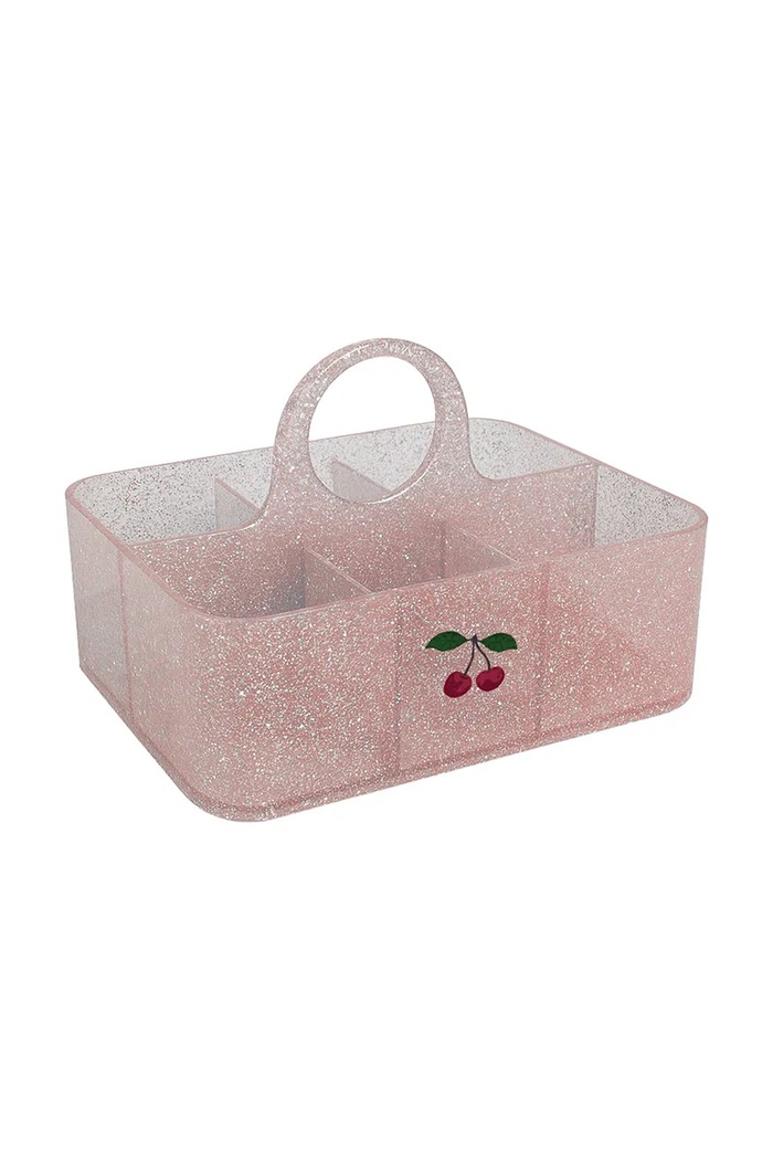 Konges Sløjd organizer biurkowy GLITTER STORAGE ORGANIZER różowy KS104844.PPY2