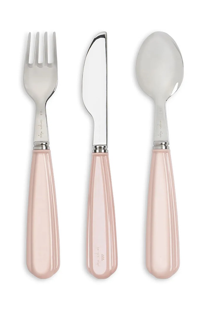 Sada příborů pro děti Konges Sløjd KIDS CUTLERY 3-pack KS104901.PPY2 růžová SS26