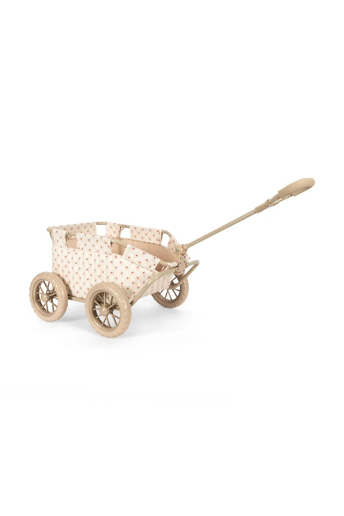 Konges Sløjd wózek zabawkowy KIDS STROLLER WAGON beżowy KS104902.PPY2