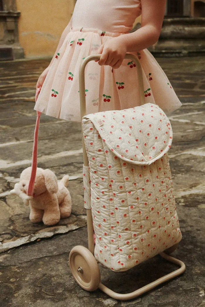 Καροτσάκι για ψώνια Konges Sløjd KIDS TROLLEY μπεζ KS104903.PPY2
