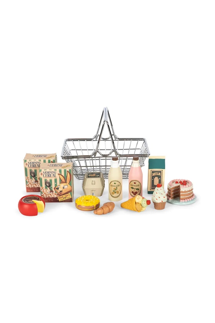 Sada hraček Konges Sløjd MINI MARKET GROCERY SET 10-pack vícebarevná KS104994.PPY2