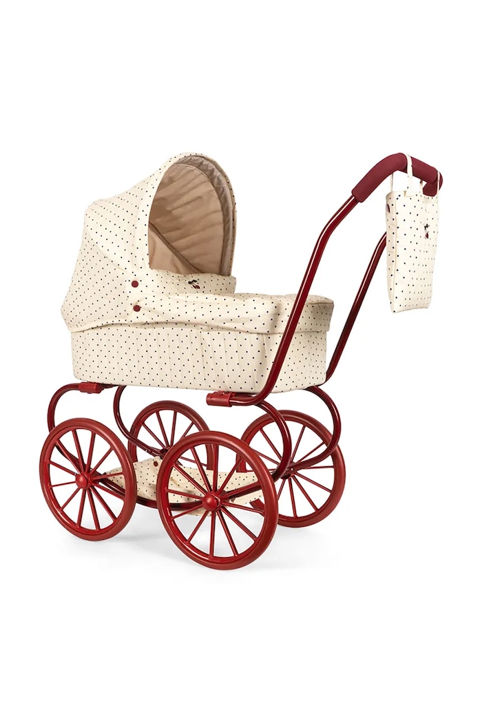 Καροτσάκι για κούκλες Konges Sløjd MINNIE DOLL PRAM λευκό KS105003.PPY2