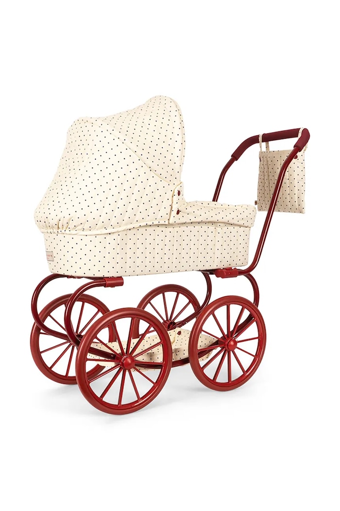 Κοριτσίστικα Καροτσάκι για κούκλες Konges Sløjd MINNIE DOLL PRAM KS105003.PPY2 λευκό