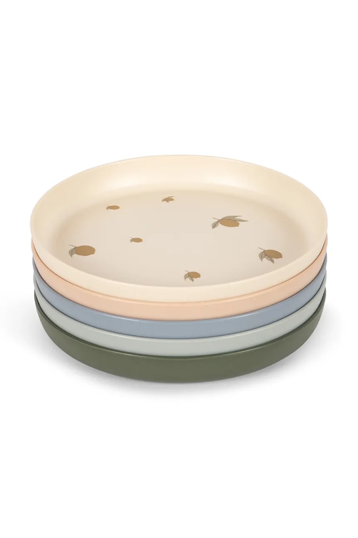 Konges Sløjd o farfurie pentru un copil PLATE 5-pack multicolor KS104618.PPY2