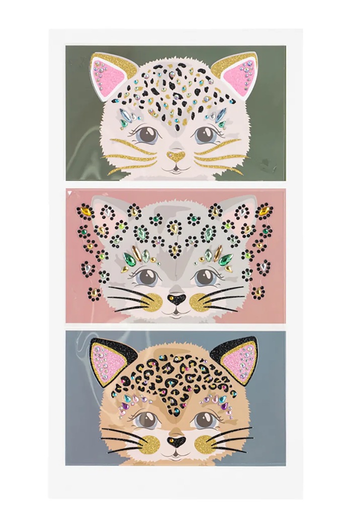 Nálepky na tvár Konges Sløjd KITTY FACE JEWELS KS104916.PPY2 viacfarebná SS26