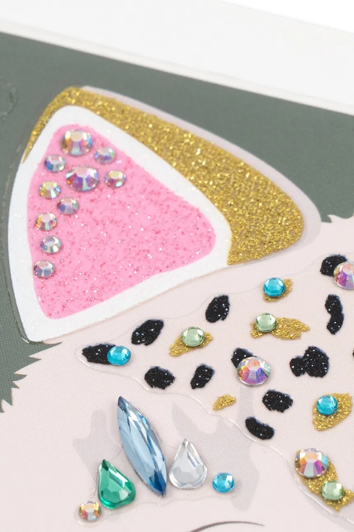 Chlapec Nálepky na tvár Konges Sløjd KITTY FACE JEWELS KS104916.PPY2 viacfarebná