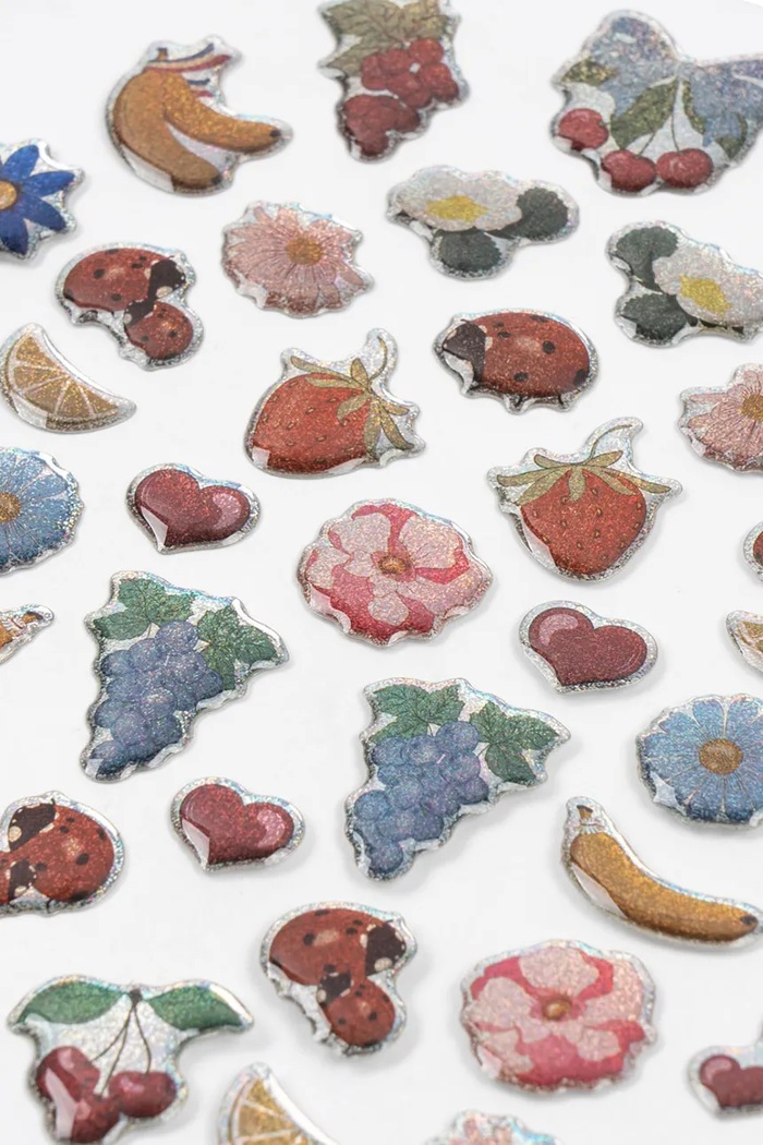 Nálepky Konges Sløjd PUFFY STICKERS viacfarebná KS105043.PPY2