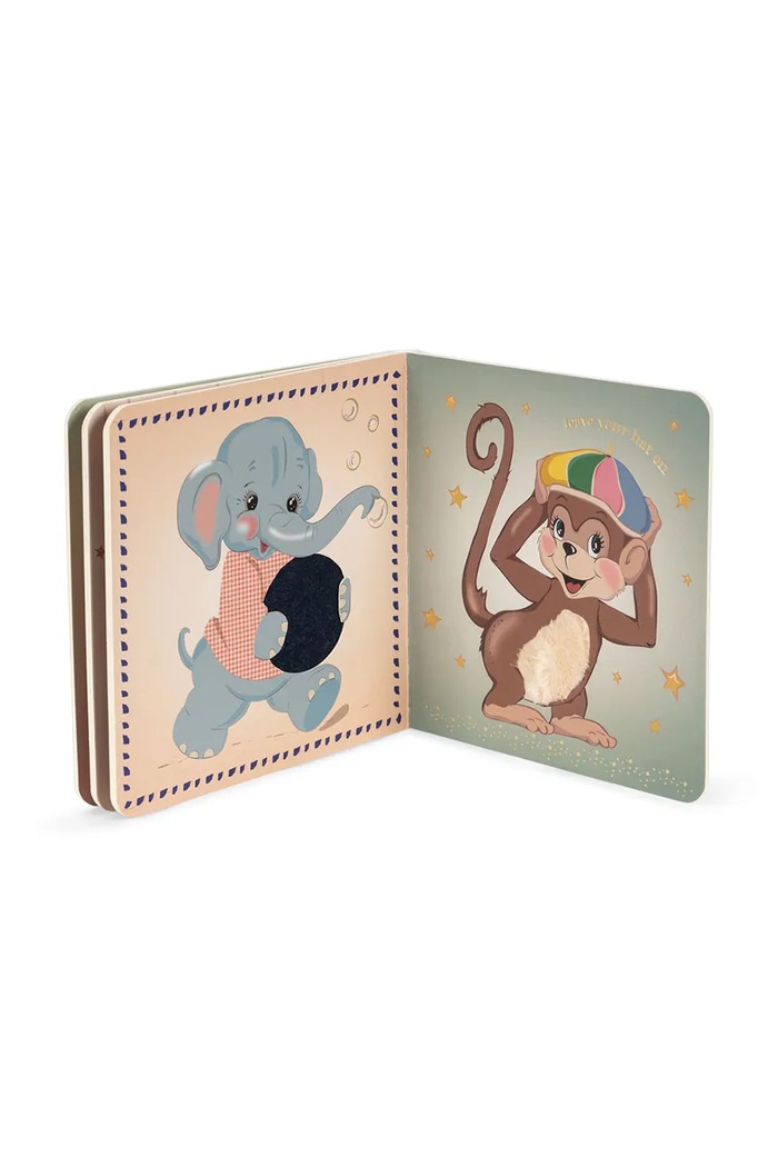 Detská kniha Konges Sløjd TOUCH AND FEEL BOOK FSC KS105108.PPY2 viacfarebná