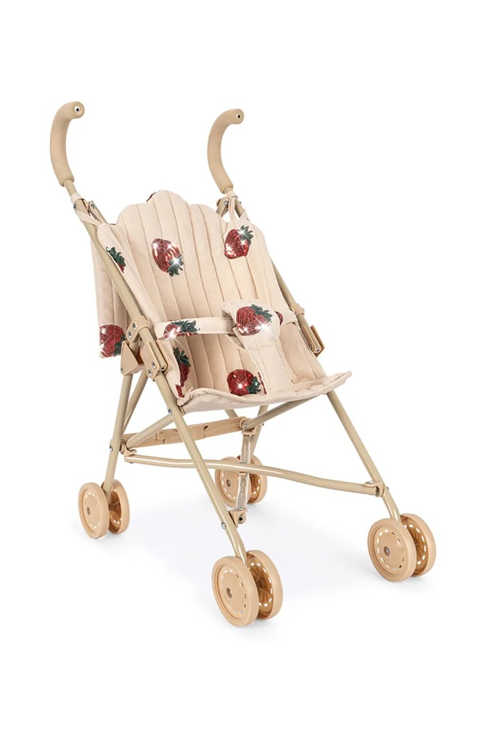 Kočík pre bábiky Konges Sløjd TULLE DOLL STROLLER béžová KS105112.PPY2