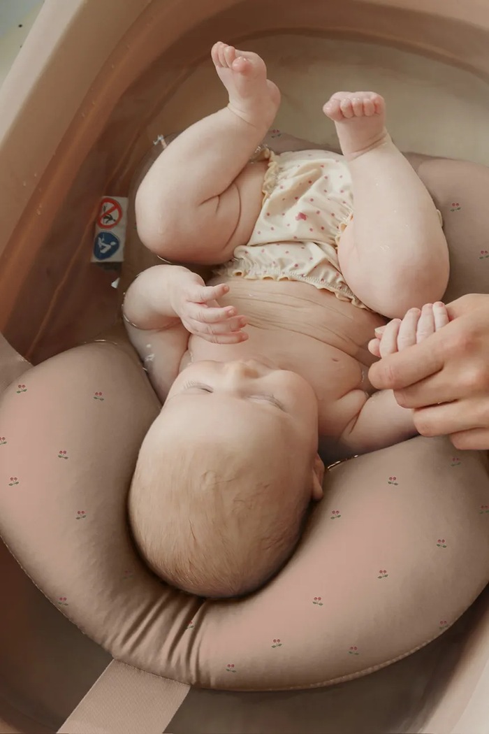Dječaci Konges Sløjd Kadica s podlogom za bebe FOLDABLE BATH TUB AND CUSHION KS104819.PPY2 roza