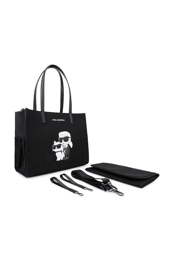 Taška ku kočíku Karl Lagerfeld čierna Z31195