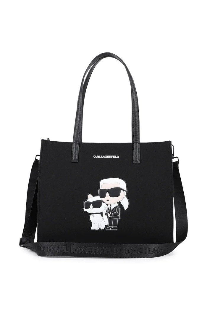 Taška ku kočíku Karl Lagerfeld Z31195 čierna SS26
