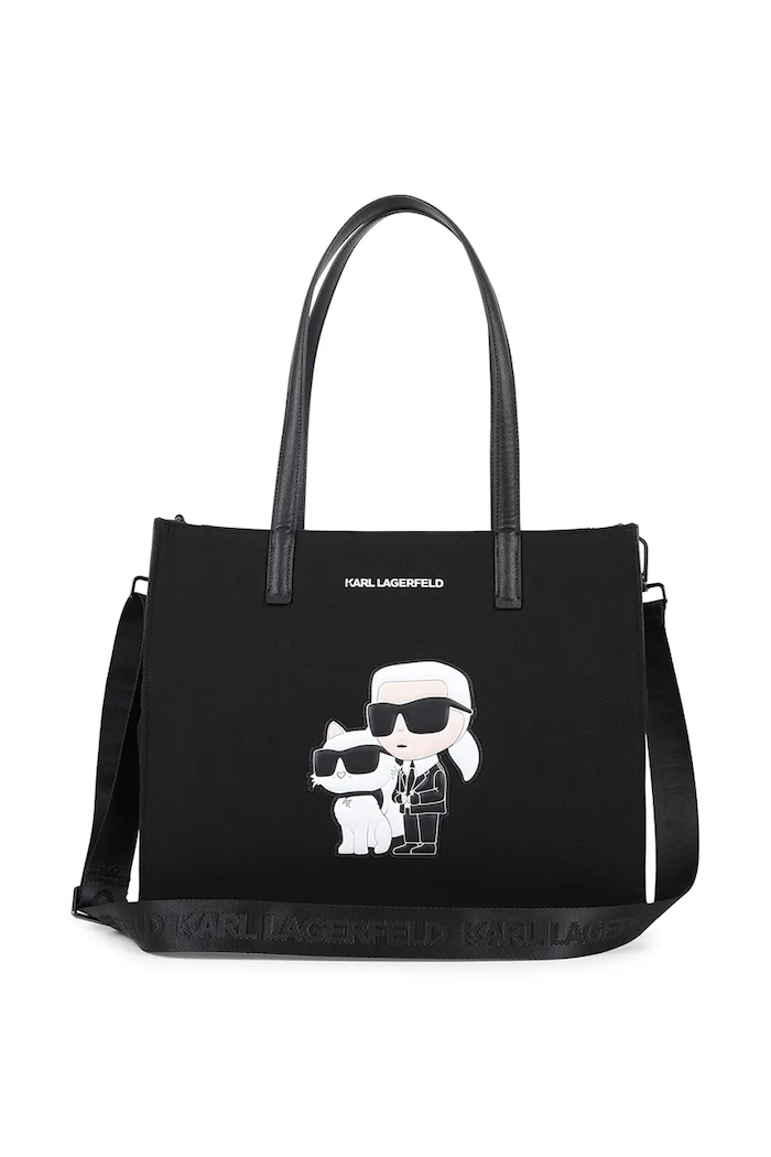 Taška ku kočíku Karl Lagerfeld Z31195 čierna SS26