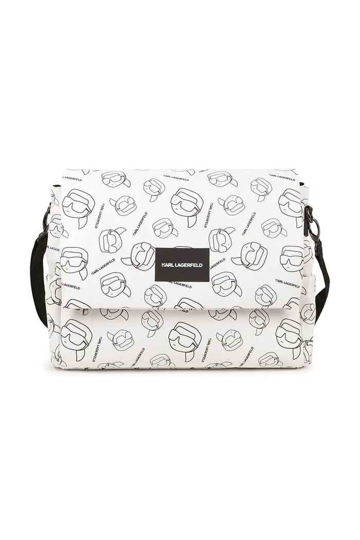 Taška ku kočíku Karl Lagerfeld Z31259 biela SS26