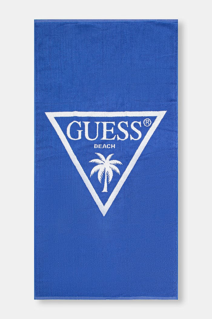 Guess plážový uterák bavlnený modrá H6GZ03.SG00P.PPY2.M