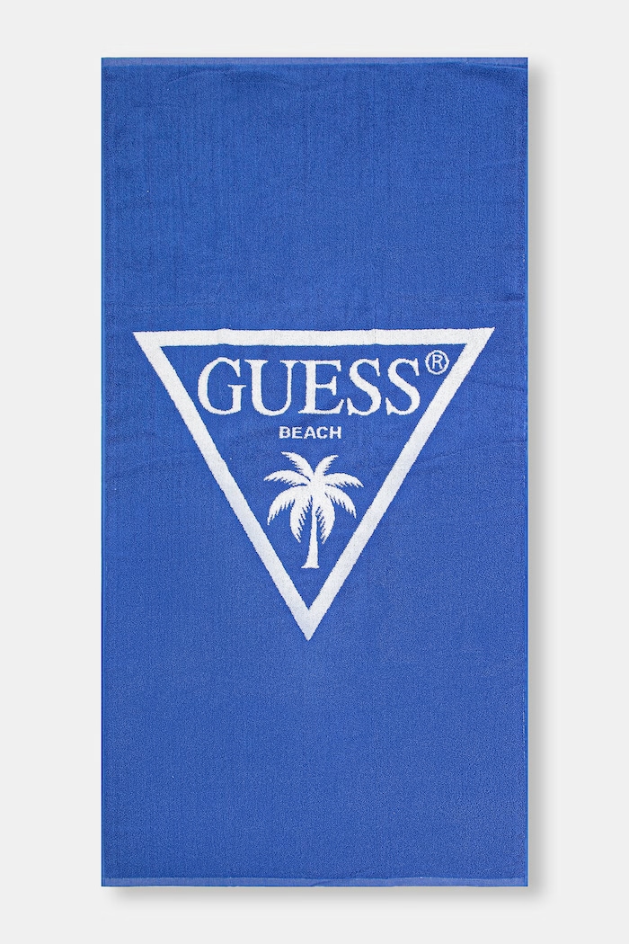 Guess plážový uterák bavlnený modrá H6GZ03.SG00P.PPY2.M