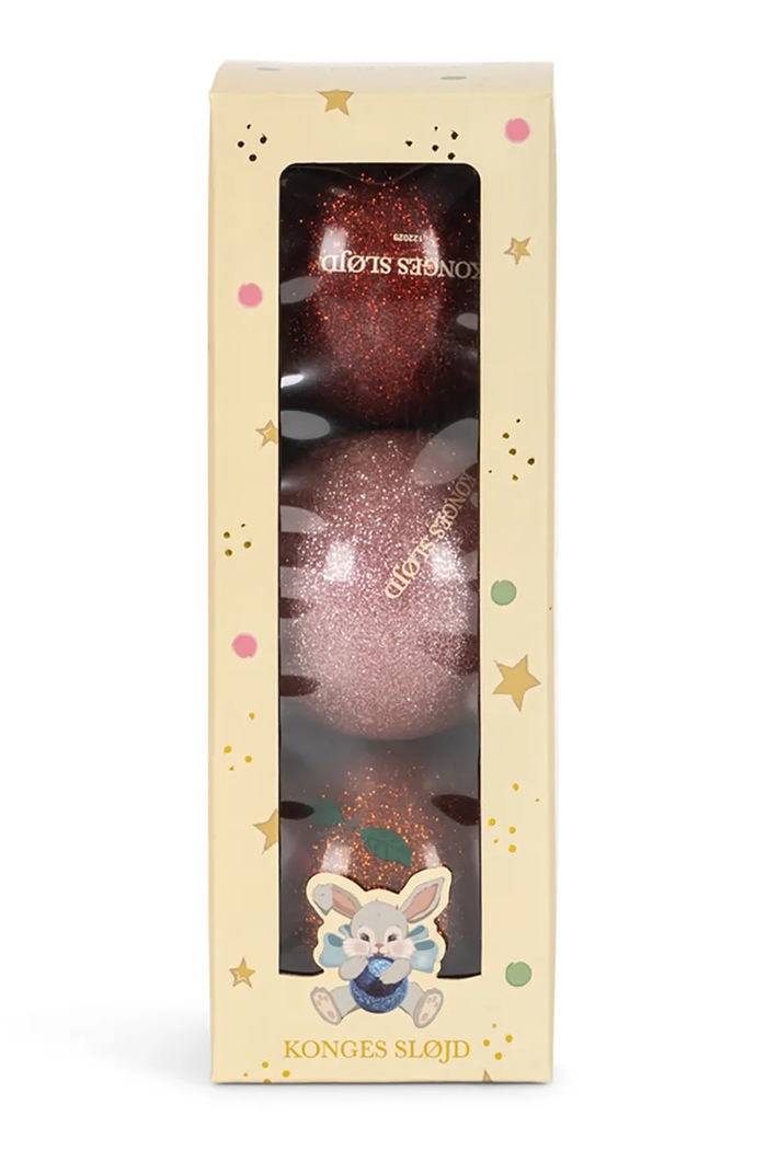 Хлопчик Konges Sløjd набір іграшок дитячий 3 PACK SPARKLY BALLS KS105405.PPY2 барвистий