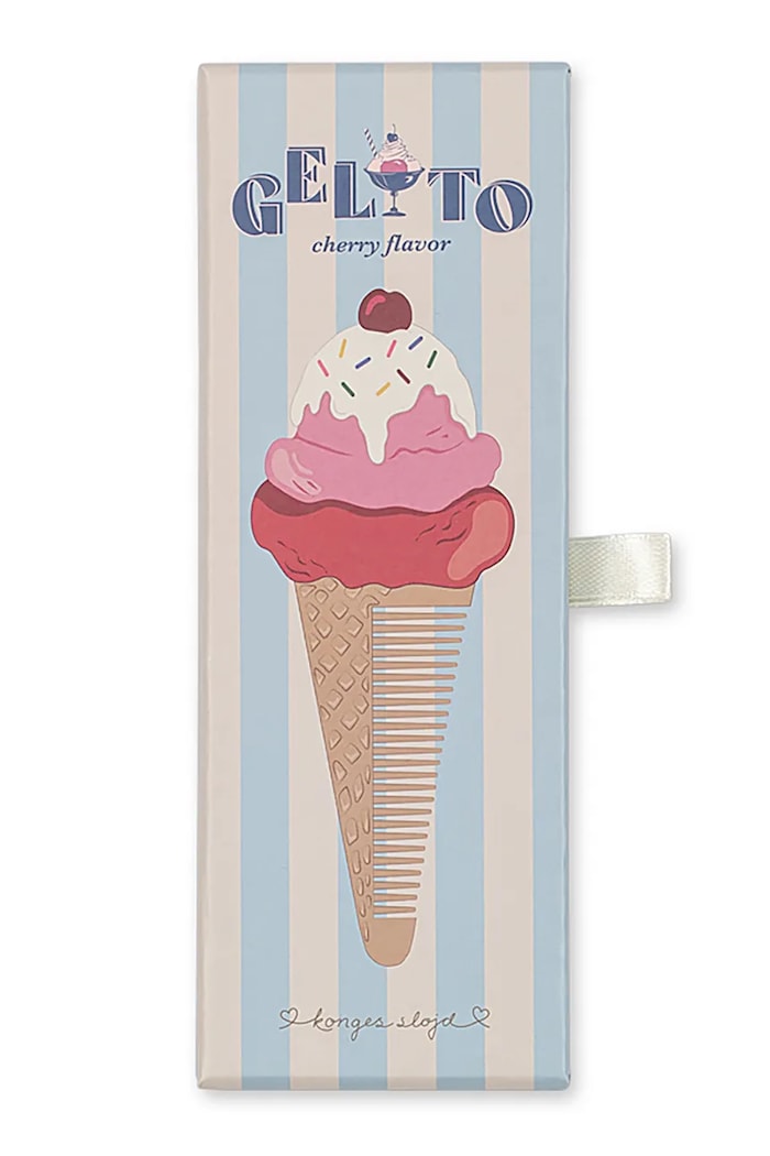 Chlapec Konges Sløjd súprava starostlivosti detská ICE CREAM COMB KS105421.PPY2 ružová