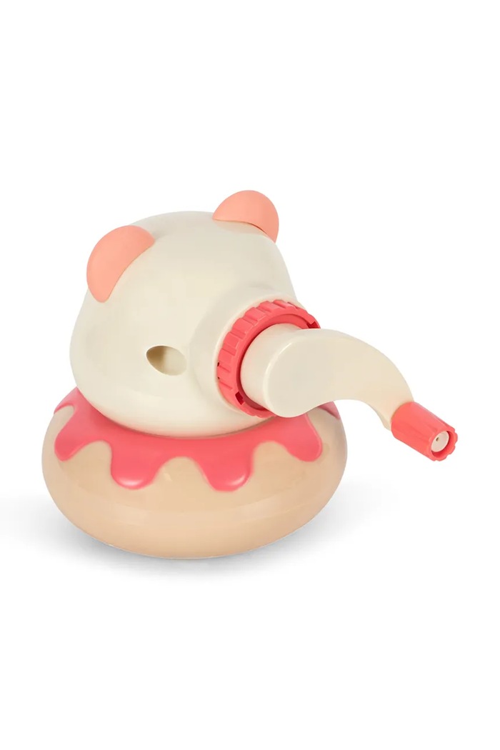 Chlapec Konges Sløjd detská hračka TEDDY TWISTER PENCIL SHARPENER KS105518.PPY2 béžová