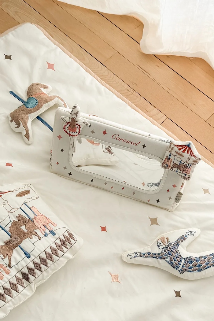 Cam Cam Copenhagen za djecu pamučno Carousel bež 1093.P98