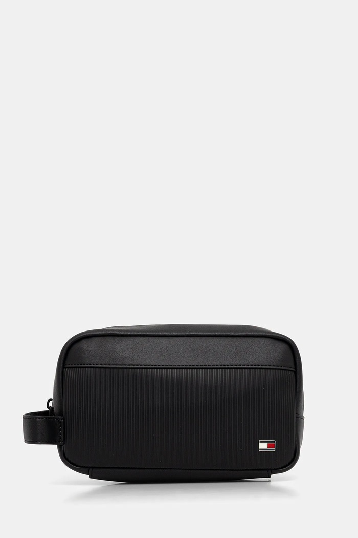 Kozmetická taška Tommy Hilfiger čierna AM0AM13949