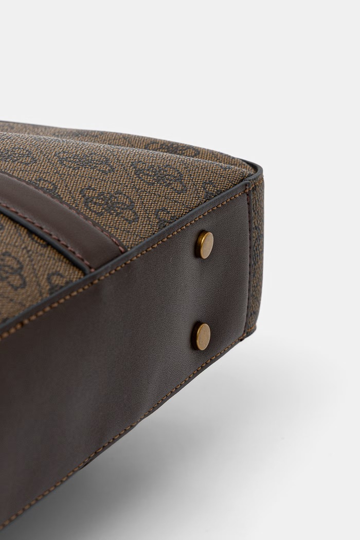Torba za laptop Guess MILANO smeđa HMMILO.P6169