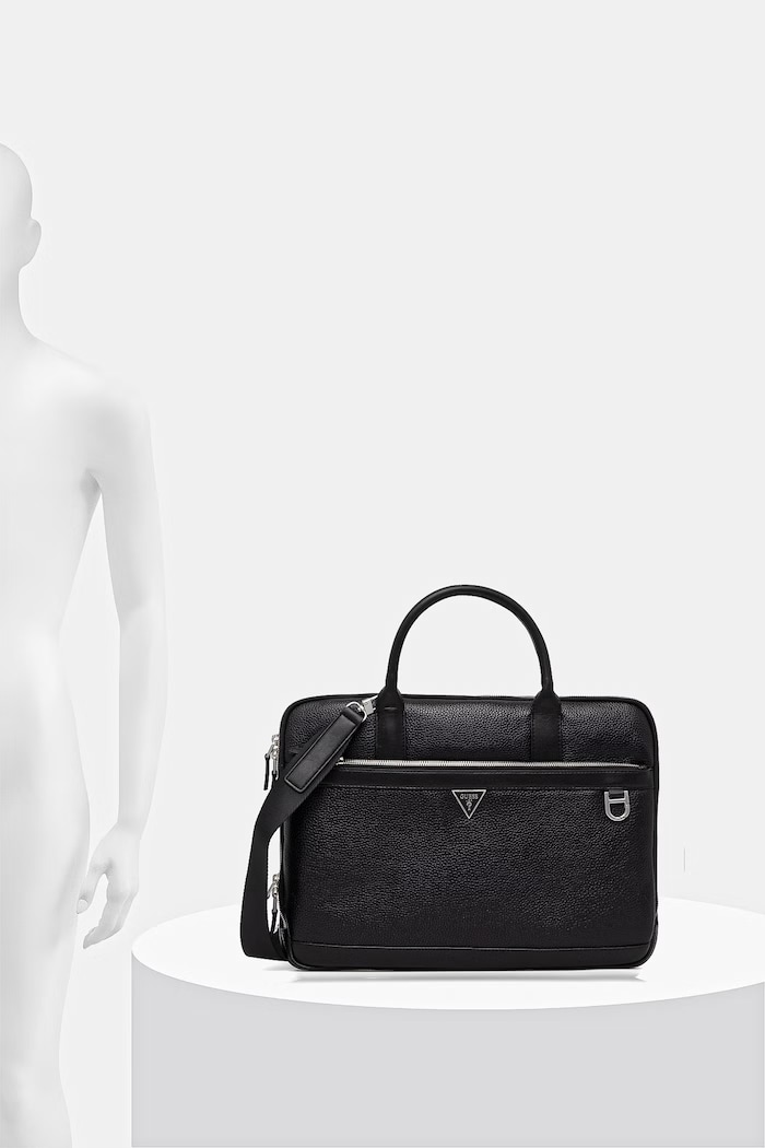 Kožna torba za laptop Guess MONACO HMMOGR.P6147
