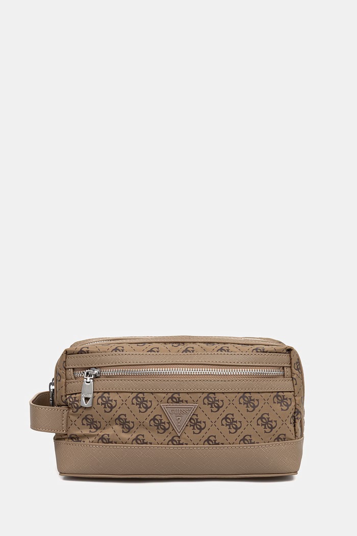 Guess borsa cosmetica da uomo BERLIN marrone PMBENP.P6161