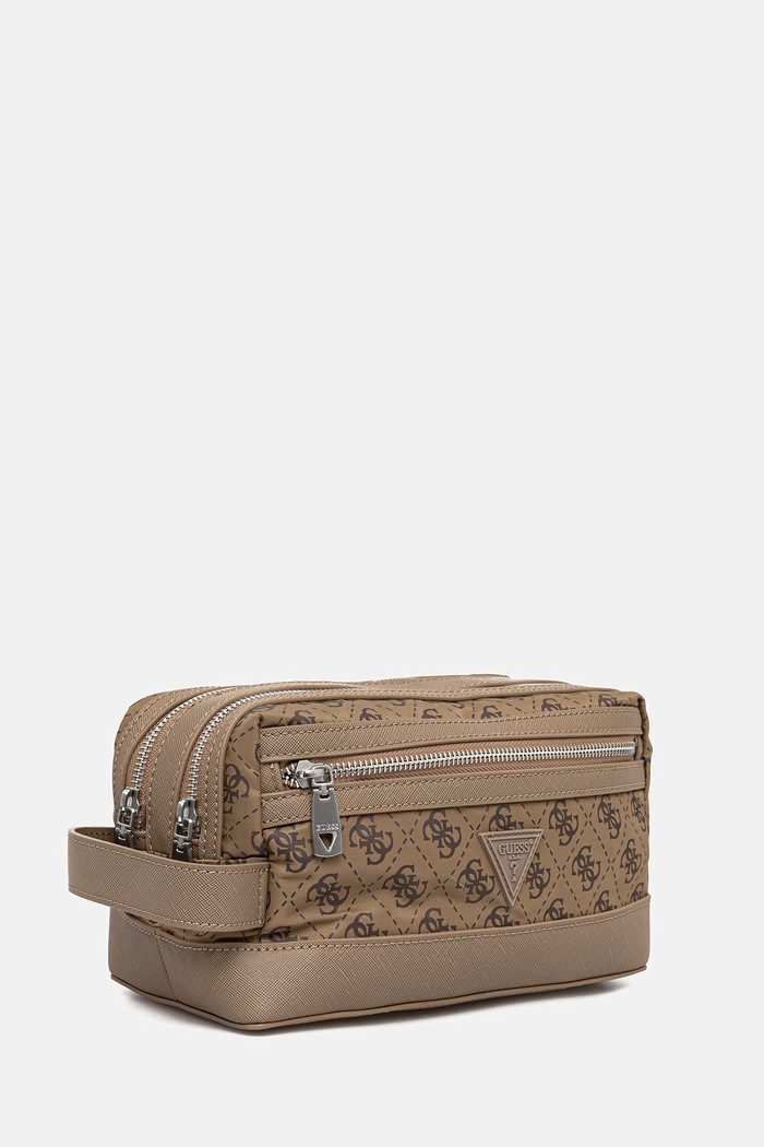 Guess borsa cosmetica da uomo BERLIN PMBENP.P6161 marrone SS26