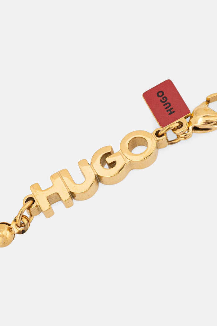 HUGO náhrdelník pánsky perleťový E-SHELLBEADS2-NEC 50552603 zlatá SS26
