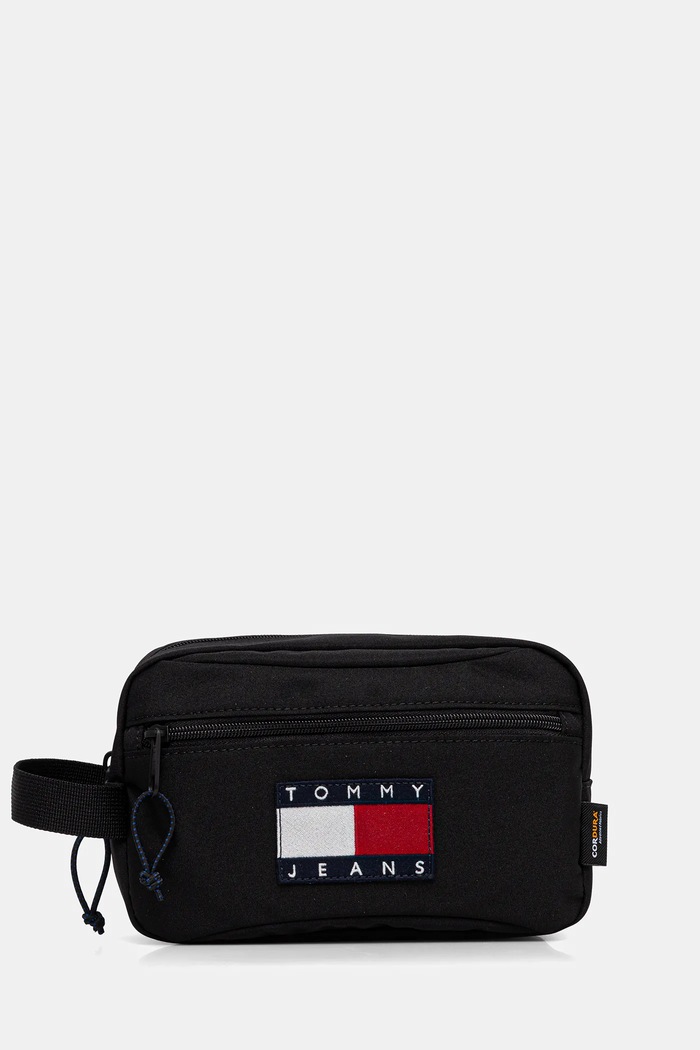 Kozmetična torbica Tommy Jeans črna AM0AM13858
